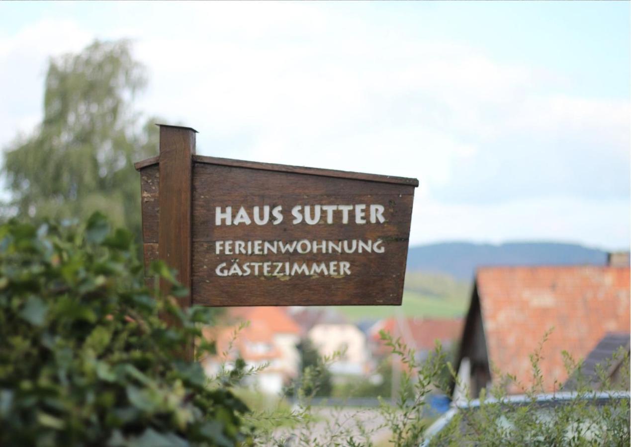 Ferienwohnung Haus Sutter ショップハイム エクステリア 写真